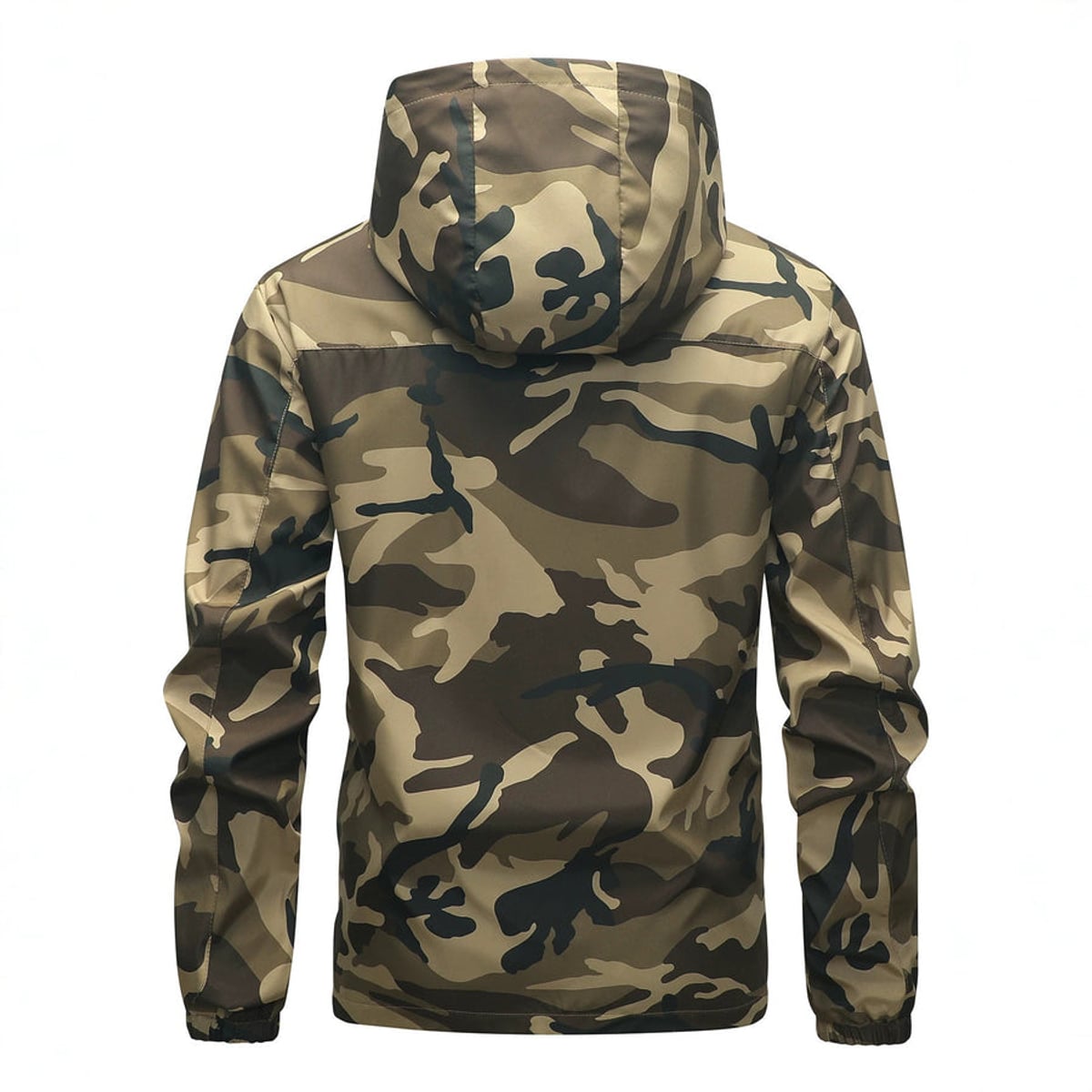 heren camouflage jas met capuchon