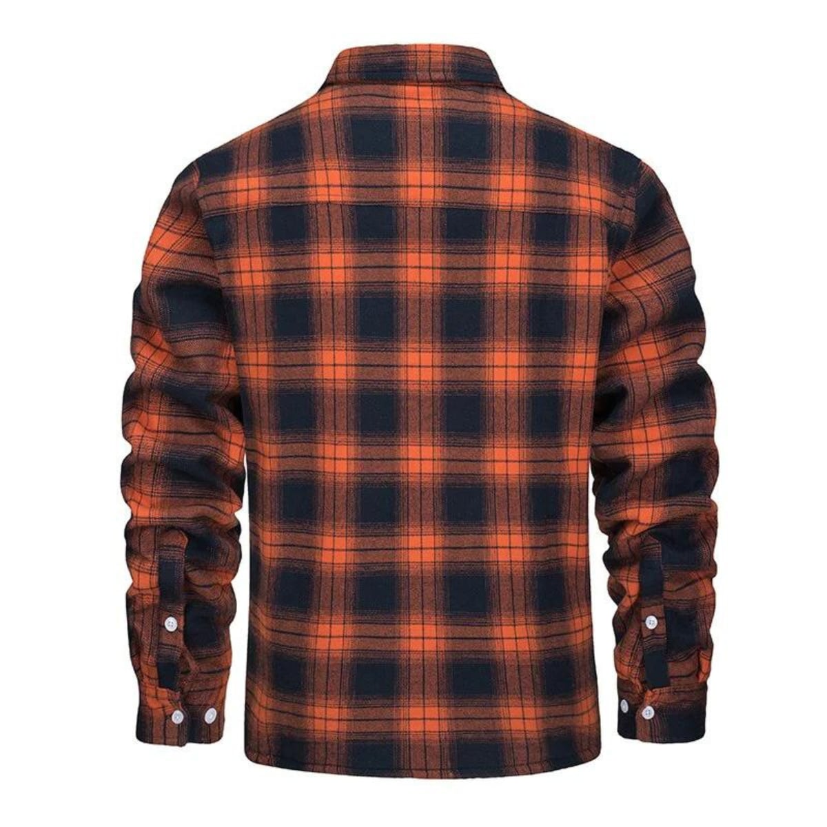 heren geruite overshirt jas met knoopsluiting