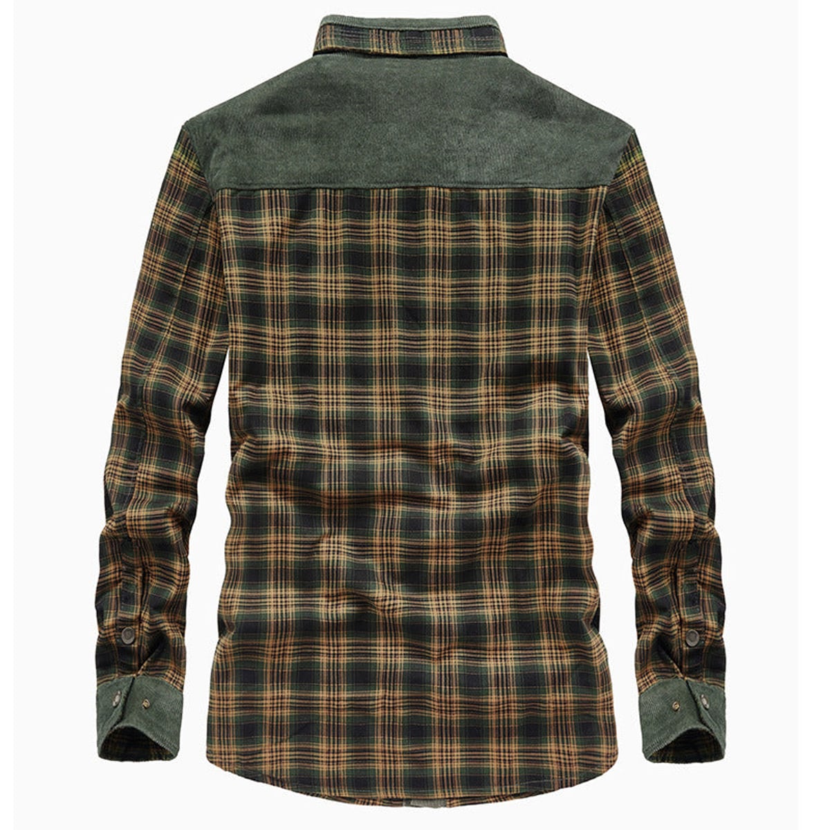 heren geruite overshirt jas met zakken