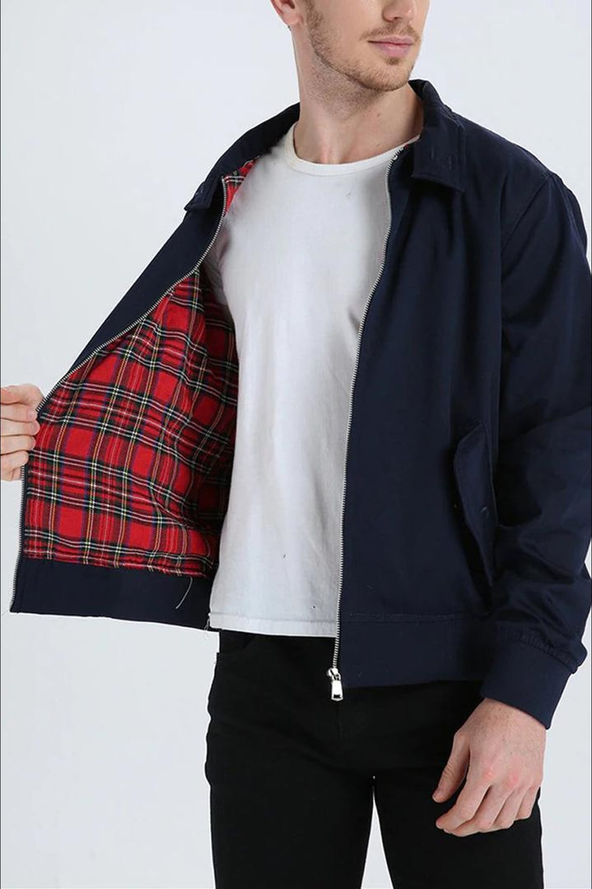 heren harrington jack met ritssluiting