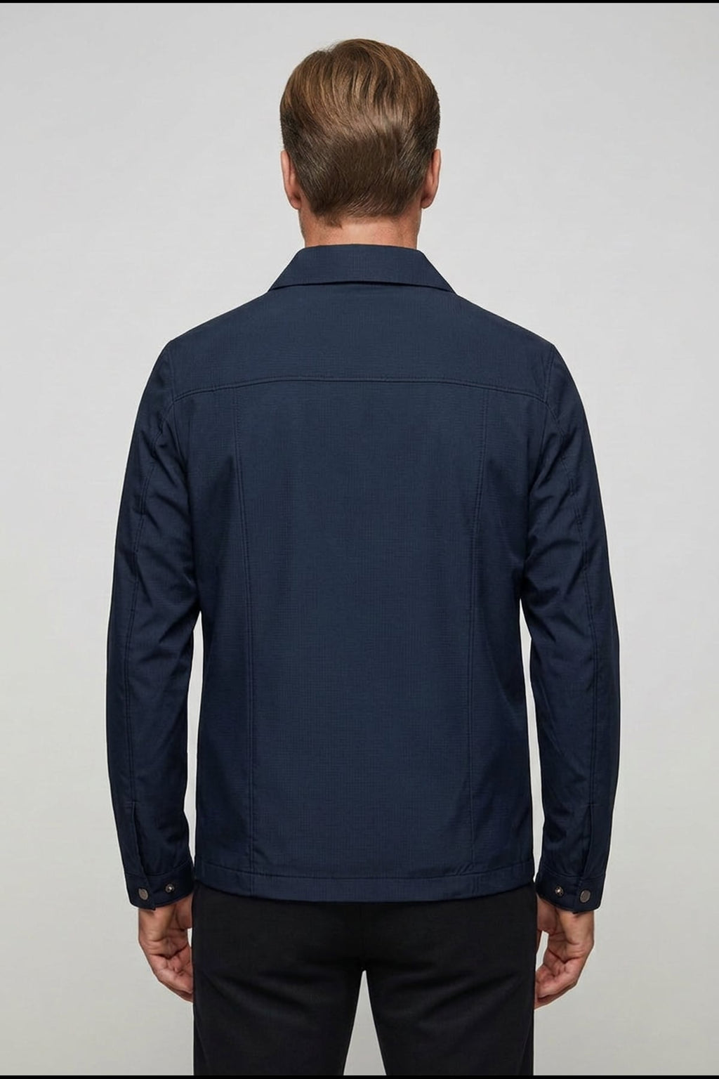 heren harrington jacket met kraag