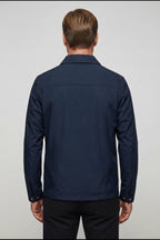 heren harrington jacket met kraag