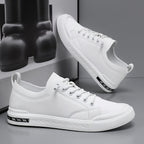 heren lage sneaker met vetersluiting