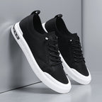 heren lage sneaker met vetersluiting