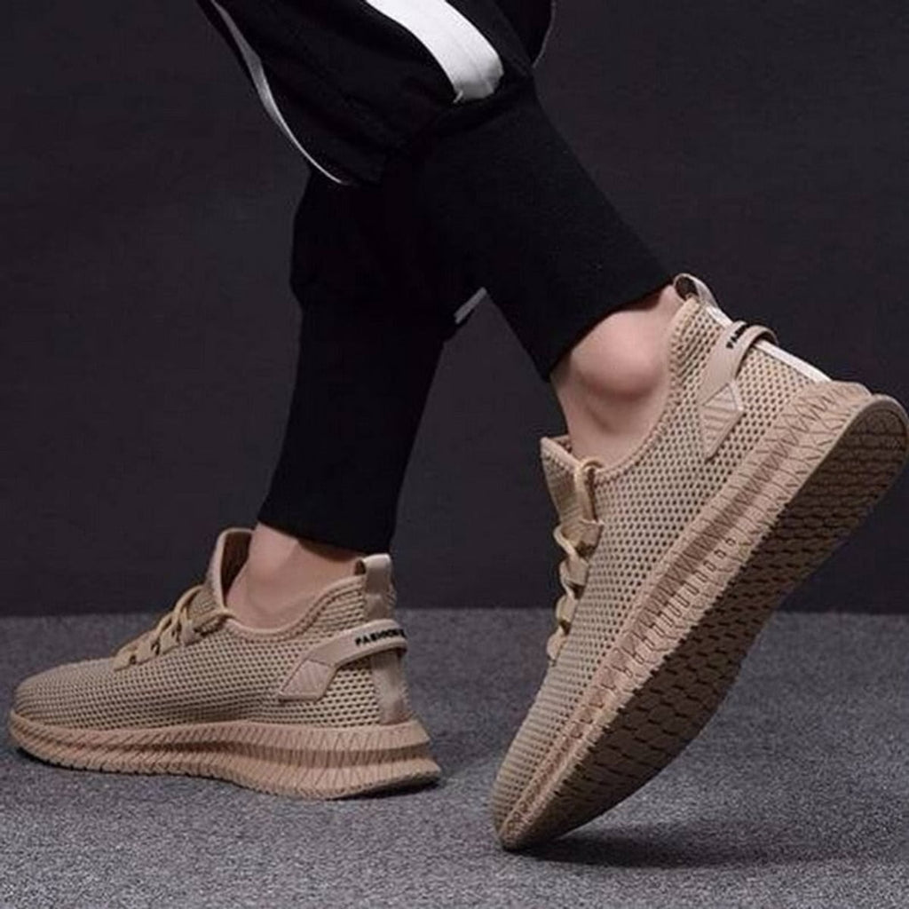 heren lichtgewicht sneakers met vetersluiting