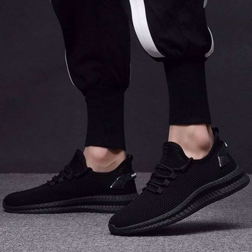 heren lichtgewicht sneakers met vetersluiting