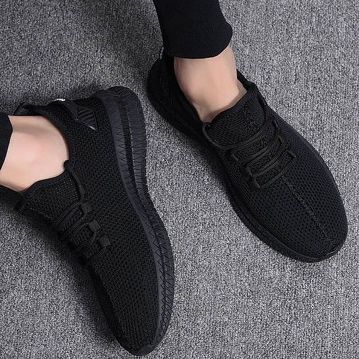 heren lichtgewicht sneakers met vetersluiting