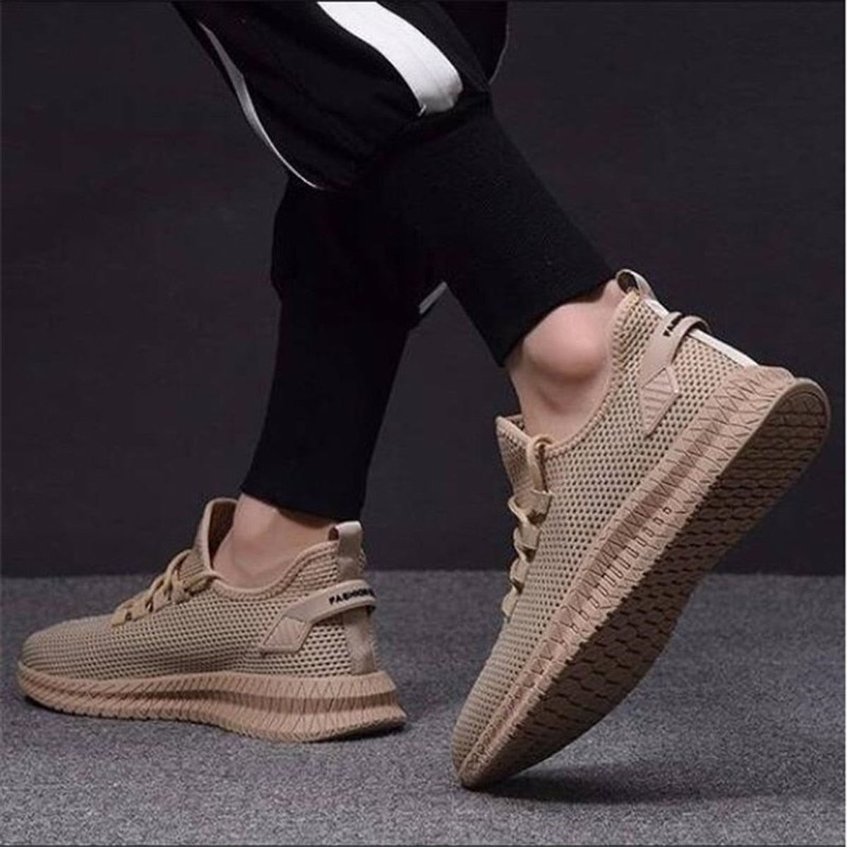 heren lichtgewicht sneakers met vetersluiting