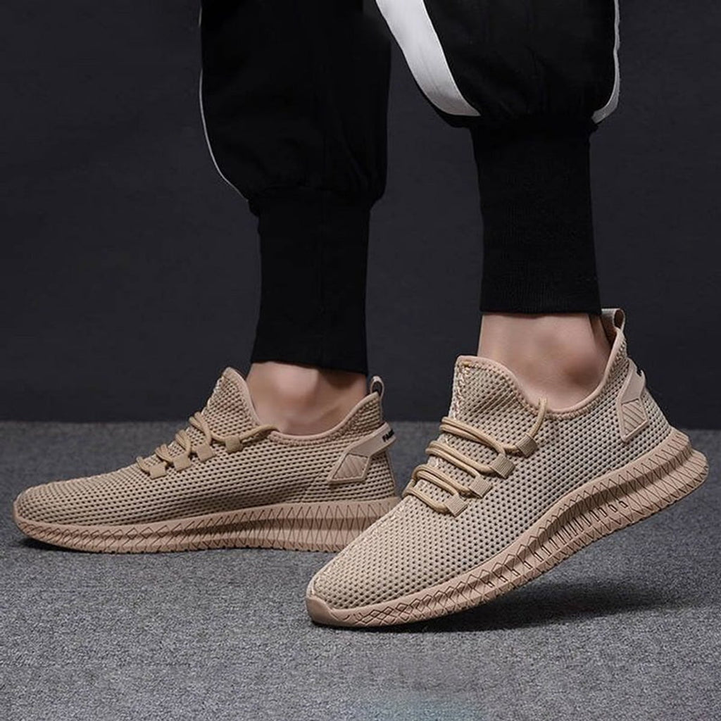 heren lichtgewicht sneakers met vetersluiting