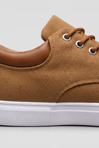 heren low-top sneakers met witte zool 