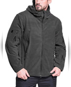 heren outdoor fleecejack met rits