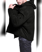 heren outdoor fleecejack met rits