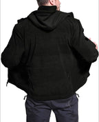 heren outdoor fleecejack met rits