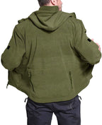 heren outdoor fleecejack met rits