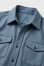 heren overshirt jas met borstzakken