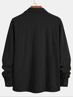 heren overshirt met borstzakken