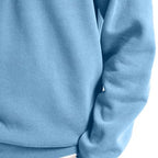 heren quarter-zip sweatshirt met staande kraag