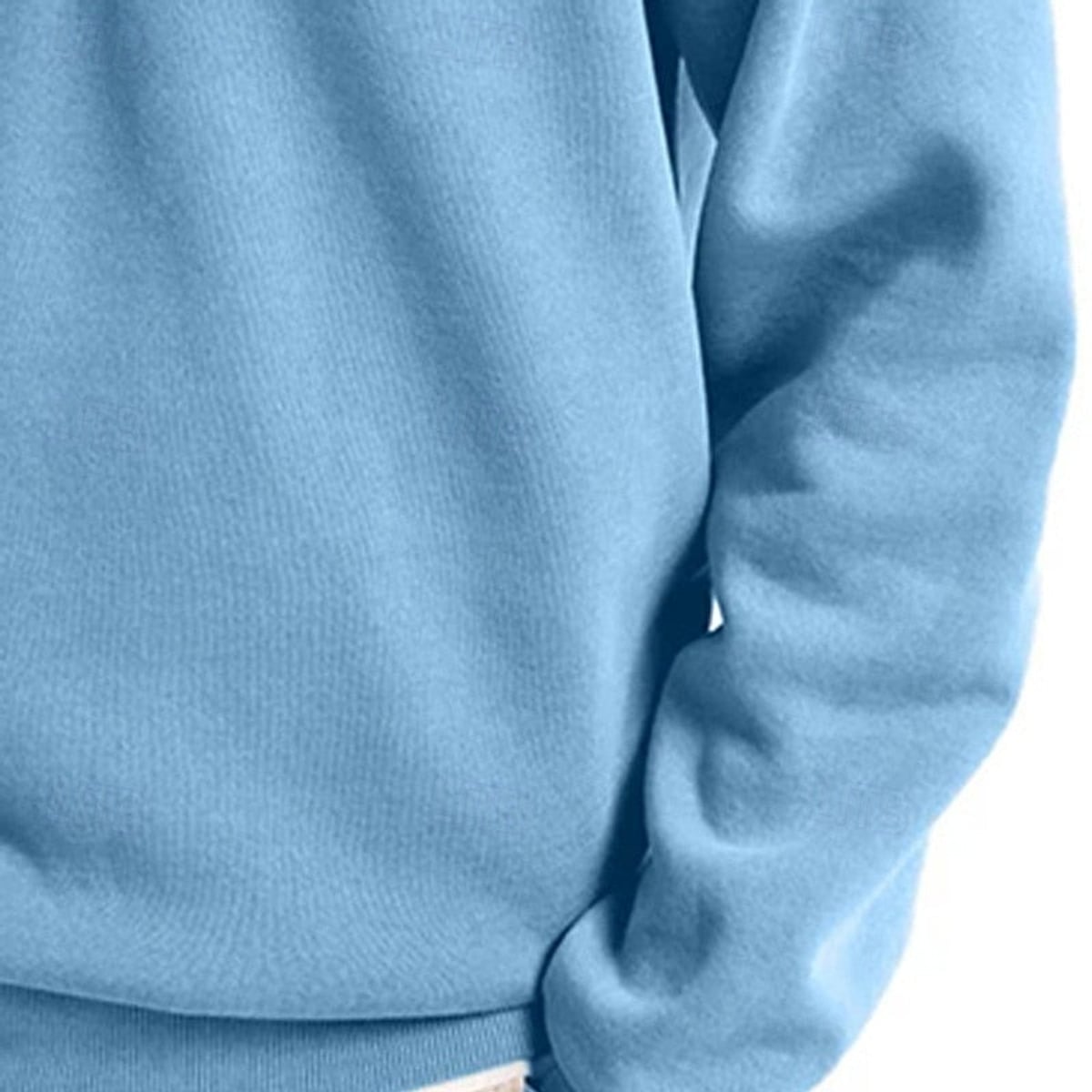 heren quarter-zip sweatshirt met staande kraag