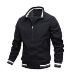 heren relaxed fit bomberjack in zwart