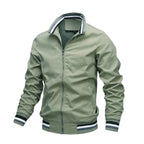 heren relaxed fit bomberjack in groen