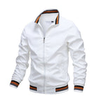 heren relaxed fit bomberjack in wit