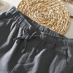 heren relaxed fit broek met toelopende pijp