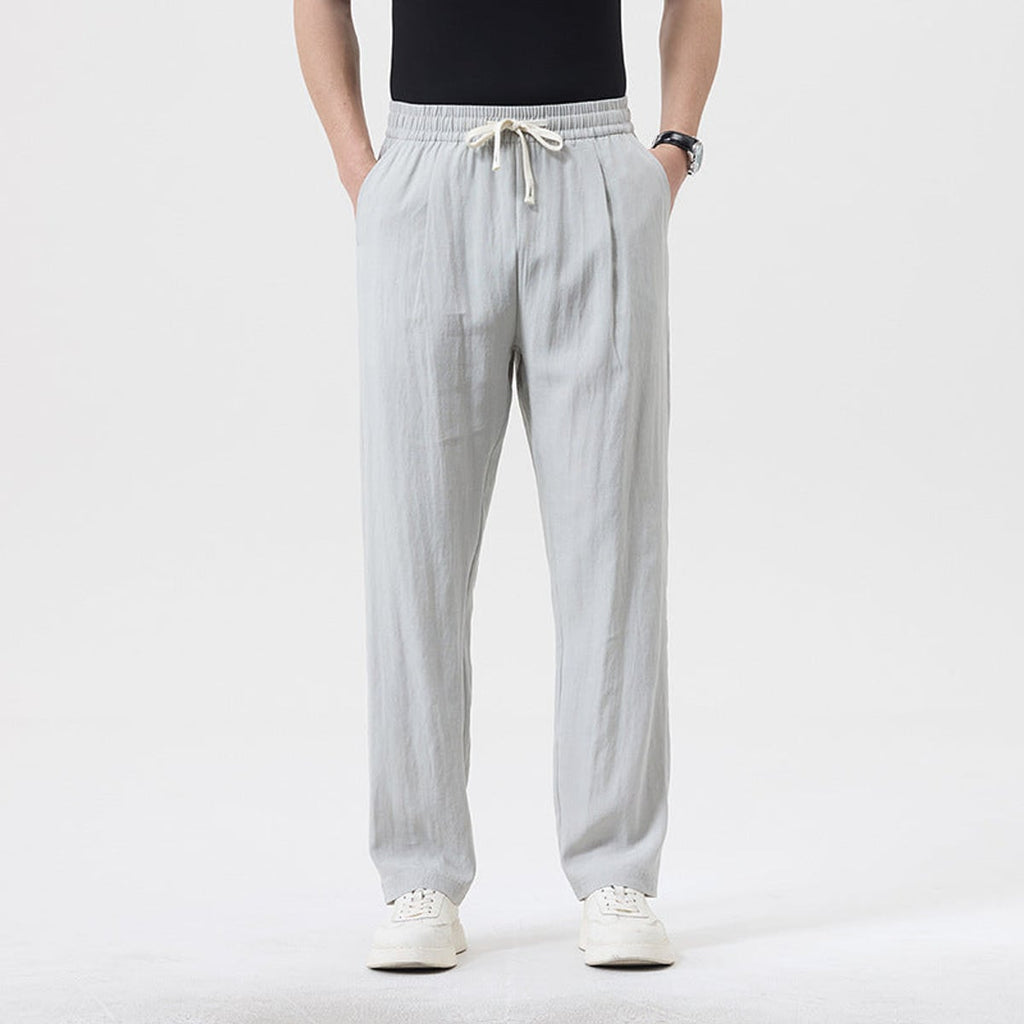 heren relaxed fit broek met trekkoord 