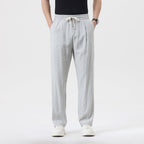 heren relaxed fit broek met trekkoord 
