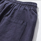heren relaxed fit harembroek met lage kruisnaad