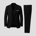 heren slim fit driedelig kostuum