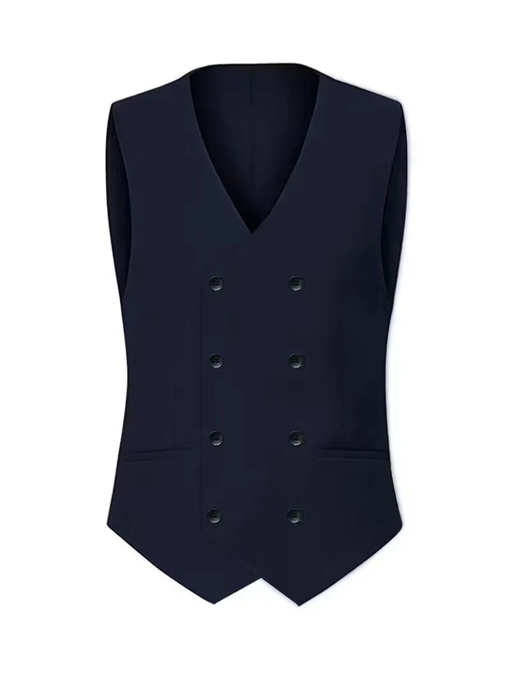 heren slim fit driedelig pak met gilet