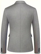 heren slim fit driedelig pak met gilet