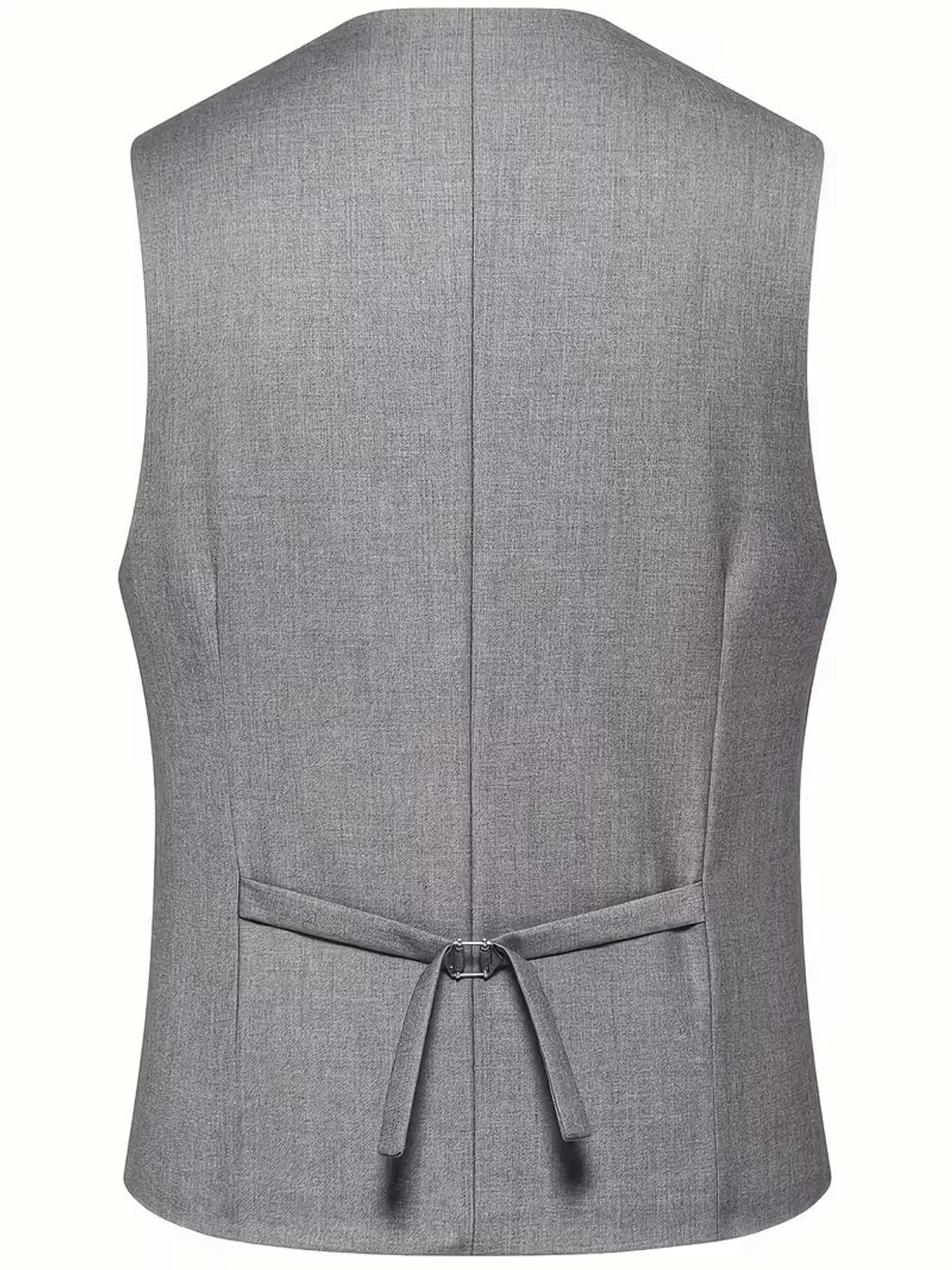 heren slim fit driedelig pak met gilet