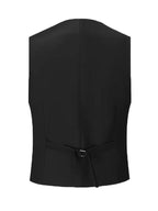 heren slim fit driedelig pak met gilet