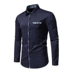 heren slim fit polo met lange mouwen
