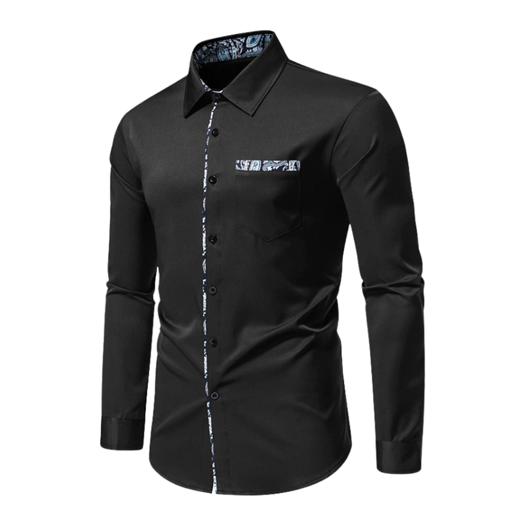 heren slim fit polo met lange mouwen