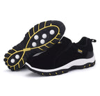 heren slip-on wandelschoen in zwart