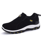 heren slip-on wandelschoen in zwart