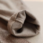 heren tailored fit broek met visgraatpatroon