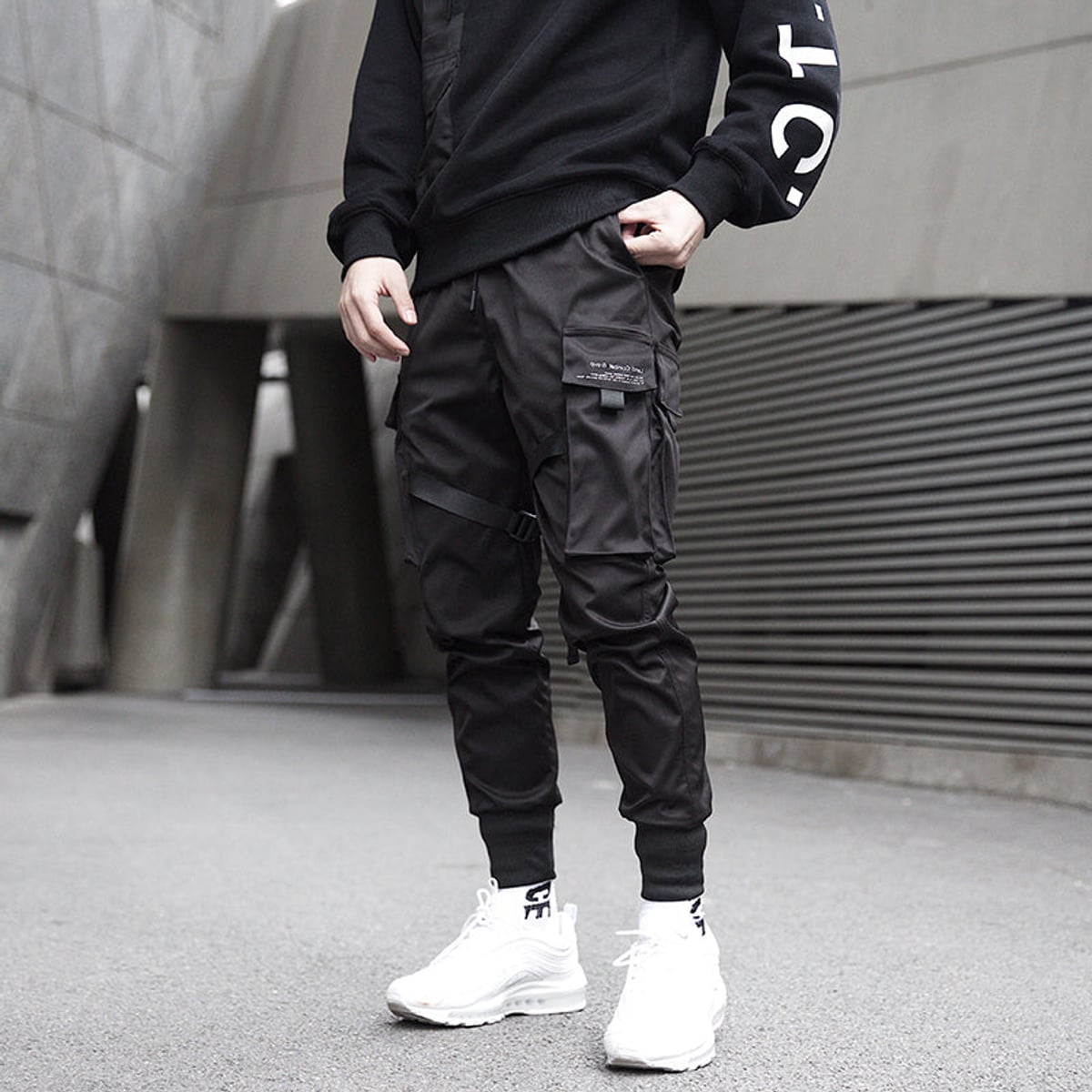 heren tapered tactical cargobroek