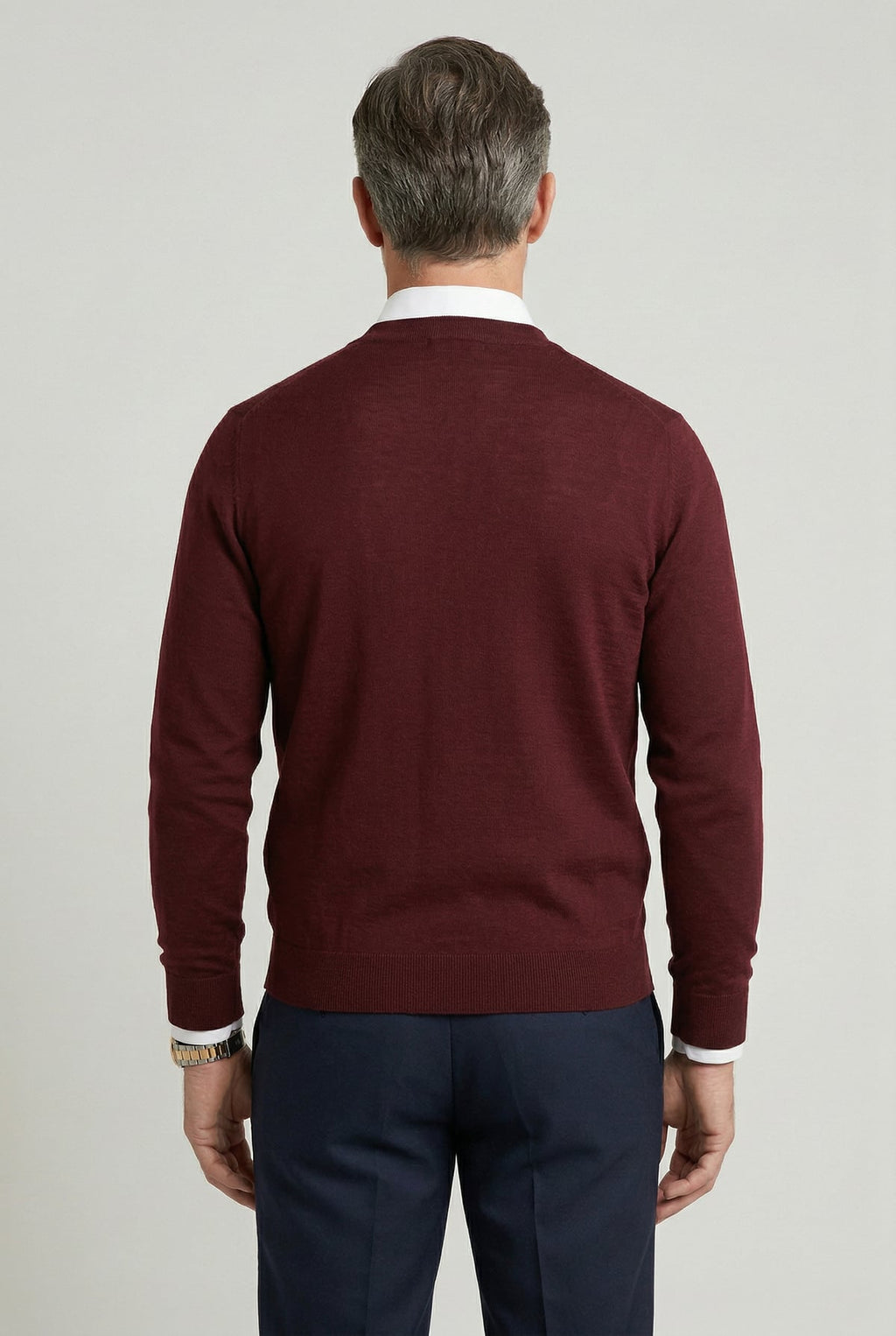 heren vest met v-hals en knoopsluiting
