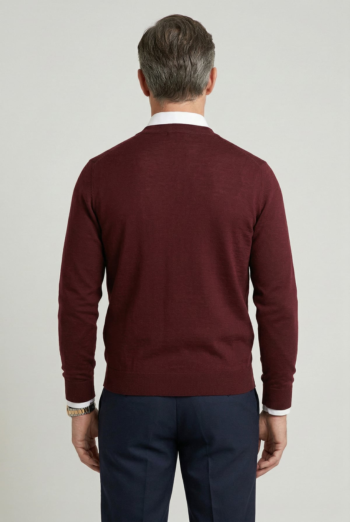heren vest met v-hals en knoopsluiting