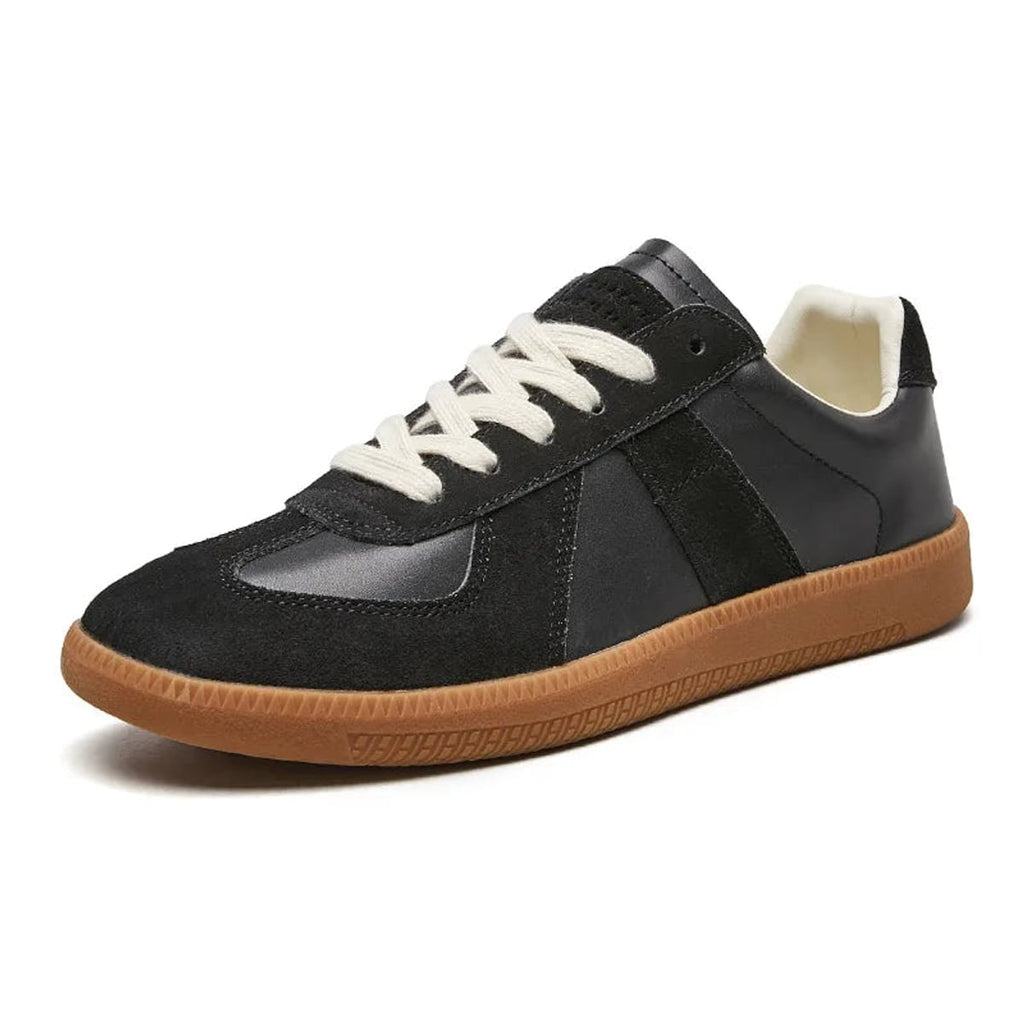 heren veterschoenen sneaker met ronde neus