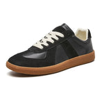 heren veterschoenen sneaker met ronde neus