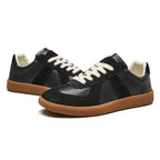 heren veterschoenen sneaker met ronde neus