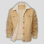 heren vintage bomber jacket in khaki