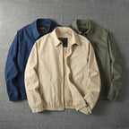 heren zip-up jacket met elastische boorden