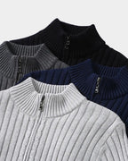 heren zip-up vest met staande kraag