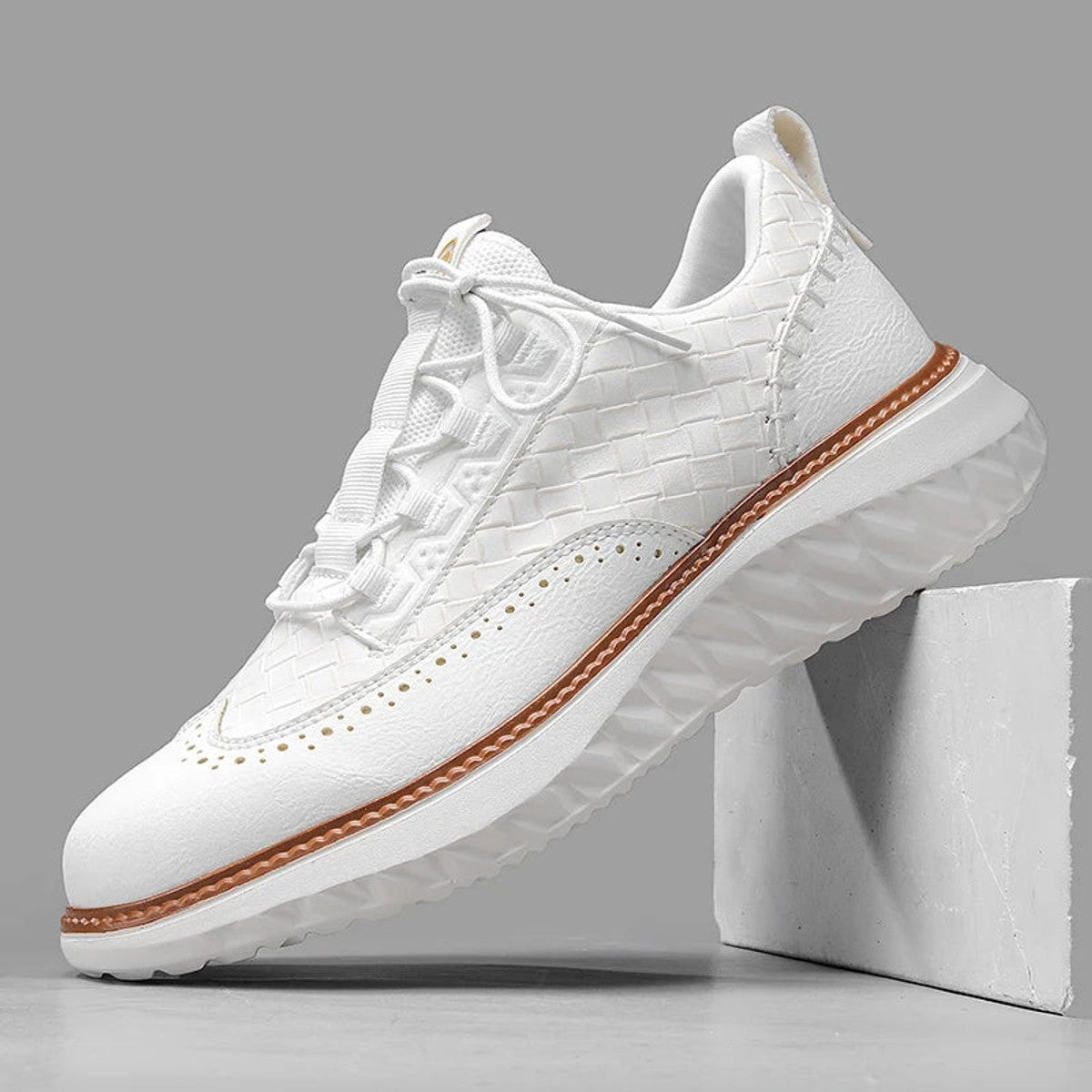 oxford sneakers heren klassiek in wit voor heren