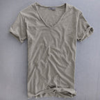 t-shirt heren basic in grijs voor heren
